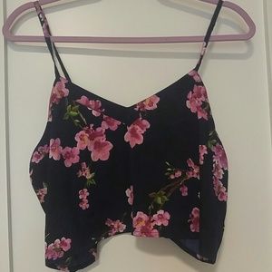 Floral crop top